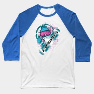 Snowboarding Snowboarding Winter Sport Baseball T-Shirt